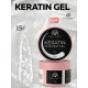 Keratin builder gel, K34, Global Fashion, 15 г