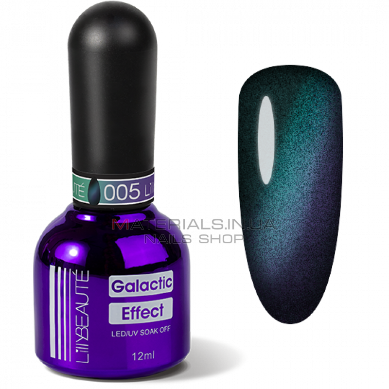 Гель-лак LILLYBEAUTE Galactic №005 галактична синева, 12мол Гель-лак LILLYBEAUTE Galactic №005 галактична синева, 12мол