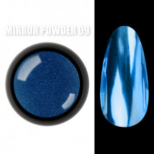 Mirror powder Дзеркальне втирання для дизайну нігтів №09