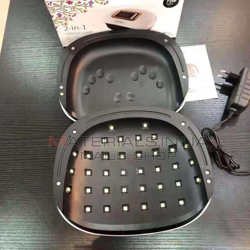 Гібридна лампа UV LED SUN H4 Plus 72Вт