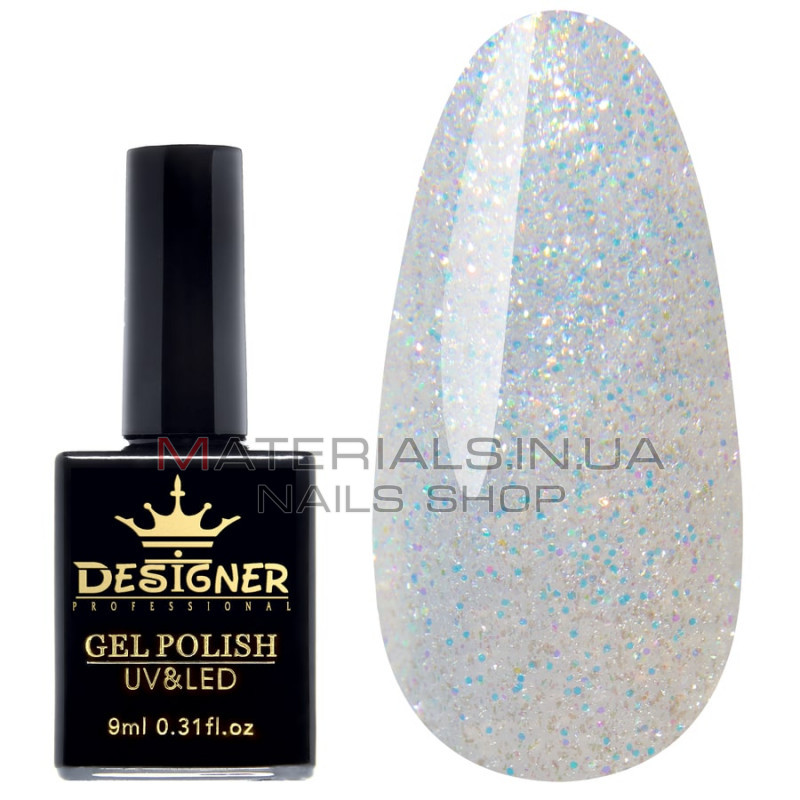 Гель-лак Designer Diamond Kingdom - M325 Блискучий айсбрег