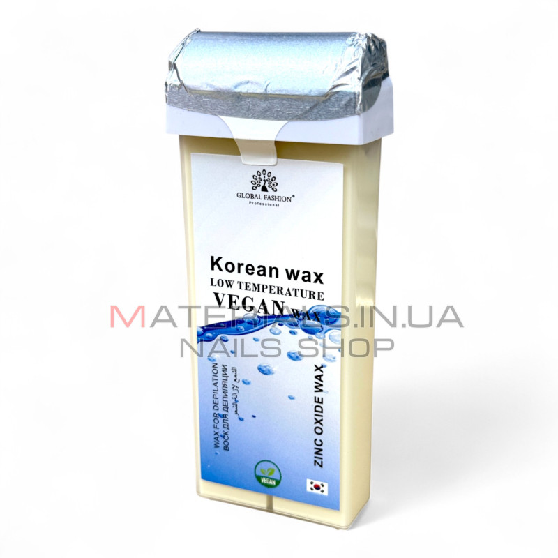 Віск у касеті для депіляції Korean Wax Global Fashion, низькотемпературний, Оксид Цинку