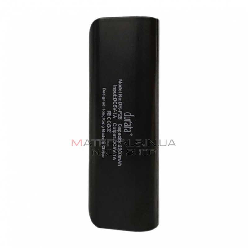 Power Bank 2600 mAh — Durata DR-P26 Power Bank 2600 mAh — Durata DR-P26