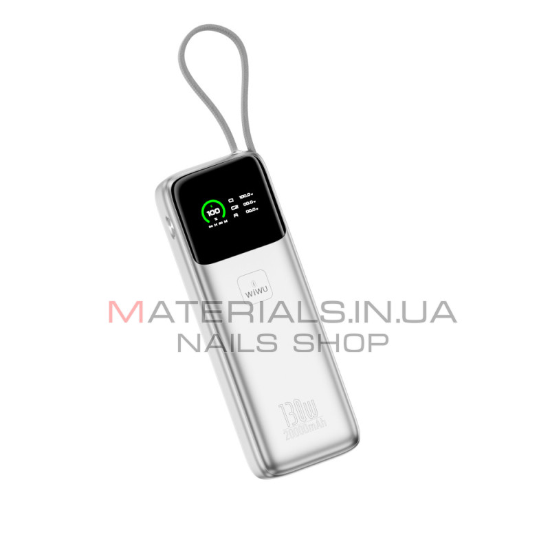 Power Bank WiWU PM301, 20000 мА·год, 130 Вт