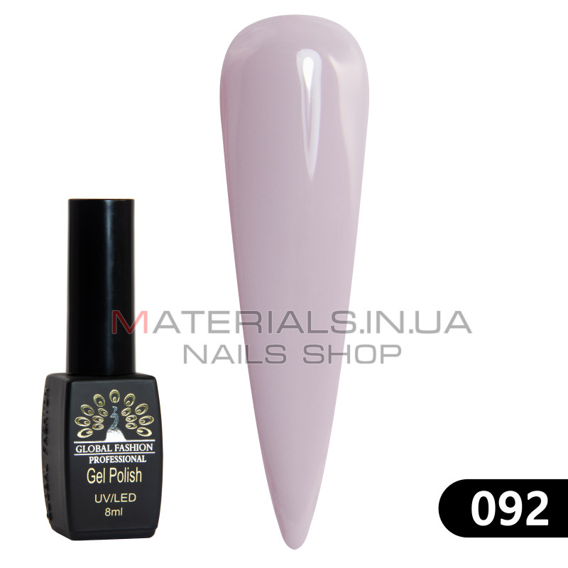 Гель лак BLACK ELITE 092, Global Fashion 8 мл