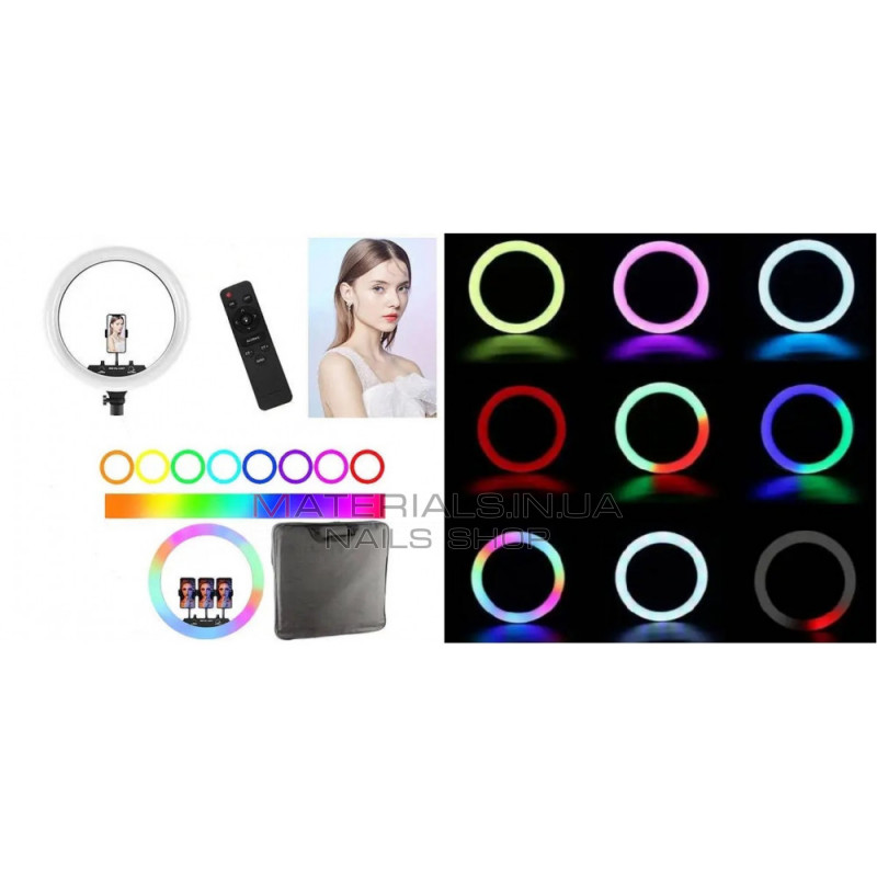 Лампа Кольцевая LED RL-18 RGB Original 46 cm 18" | 416 Lights Лампа Кольцевая LED RL-18 RGB Original 46 cm 18" | 416 Lights
