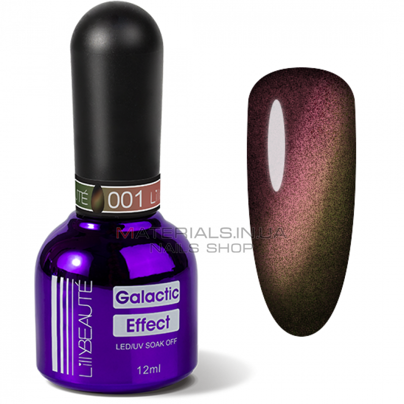 Гель-лак LILLYBEAUTE Galactic №001 галактическое золото, 12мл Гель-лак LILLYBEAUTE Galactic №001 галактическое золото, 12мл