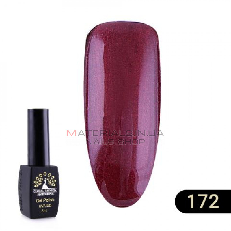 Гель лак BLACK ELITE 172, Global Fashion 8 мл Гель лак BLACK ELITE 172, Global Fashion 8 мл