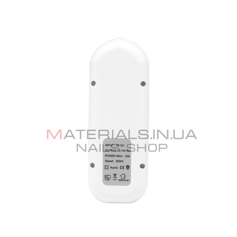 Аппарат для маникюра и педикюра DMJ-100 white, на аккумуляторе, 35000 об