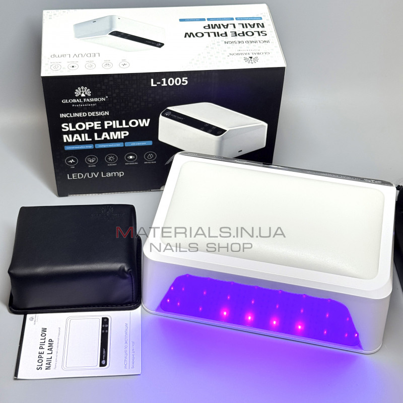Профессиональная UV/LED-лампа для ногтей с кварцевыми светодиодами Slope Pillow L-1005 Профессиональная UV/LED-лампа для ногтей с кварцевыми светодиодами Slope Pillow L-1005