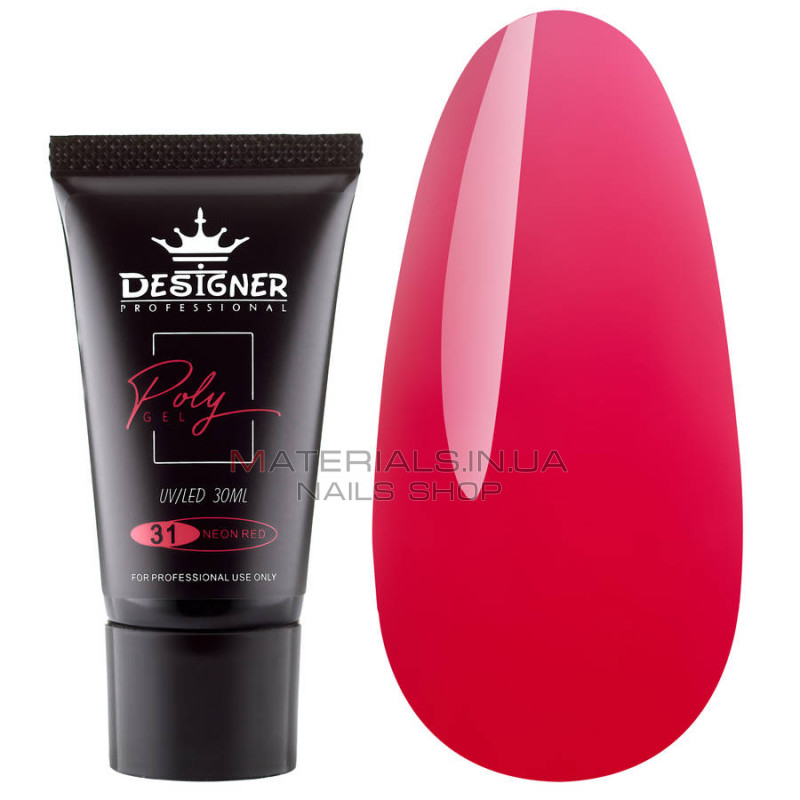 Полігель Designer Professional, 30мл. №031 Полігель Designer Professional, 30мл. №031