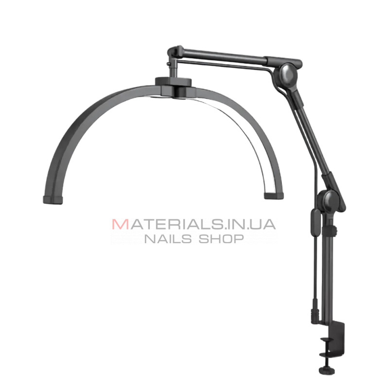 Безтіньова настільна LED-лампа на струбцині F-550B (Black)