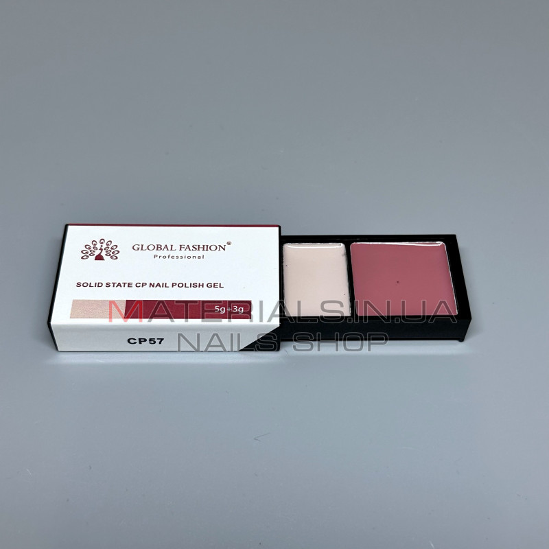 Твердый гель лак solid state CP nail polish gel (5г+3г), CP57