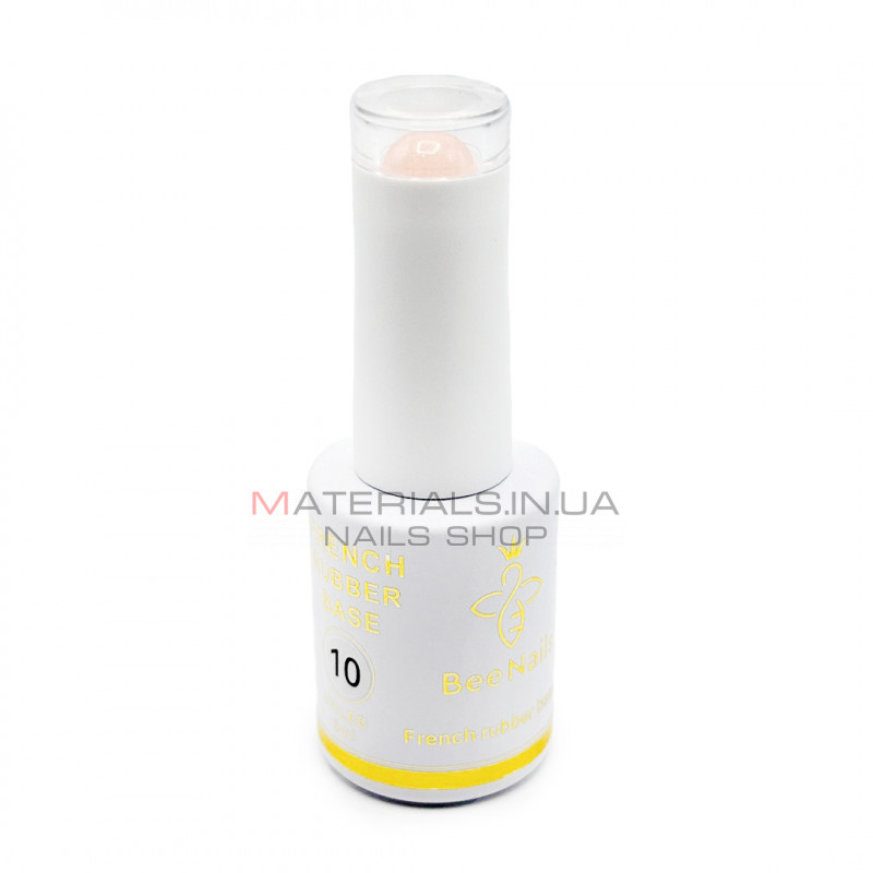 French Rubber base Hema free 10 Bee Nails, 8 ml French Rubber base Hema free 10 Bee Nails, 8 ml