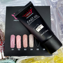 Полигель с шиммером PolyGel SHIMMER Uv Gel Master Professional, 60г
