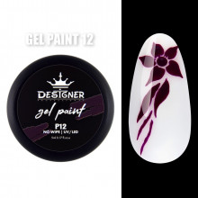 Gel Paint (no wipe) Гель-фарба (без липкого шару) Designer Professional, 5мл. №12