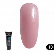 ПОЛИ UV ГЕЛЬ (ПОЛИГЕЛЬ) GLOBAL FASHION 30 г 18