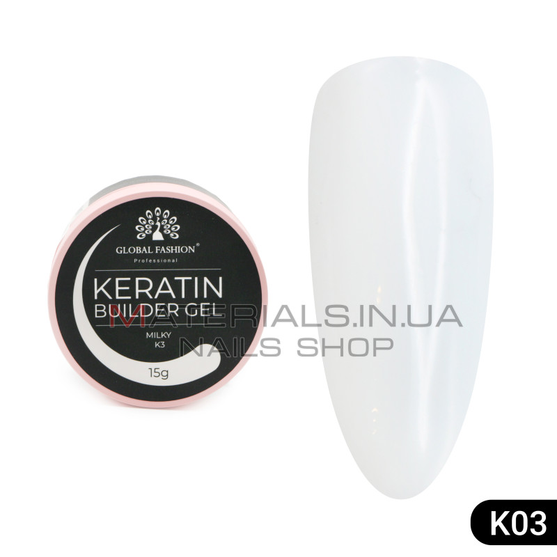 KERATIN BUILDER GEL, Global Fashion, 15 g, K3
