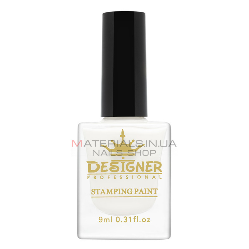 Stamping Paint Лак-фарба для стемпінгу Designer Professional, 9 мл. №02 Stamping Paint Лак-фарба для стемпінгу Designer Professional, 9 мл. №02