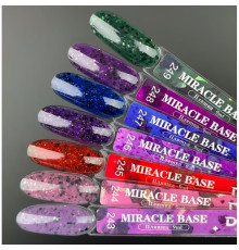 Цветная база Miracle base 248 Дизайнер (9 мл.) - с черной, серебряной и цветной поталью