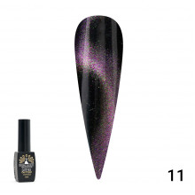 Гель лак 24D кошачий глаз Global Fashion 8 мл, 11