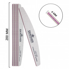 Упаковка пилок Designer 25шт, сіра, човник 100/180