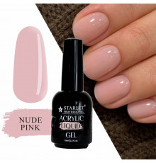 Жидкий акригель для ногтей Starlet Professional, 15 мл, Nude Pink