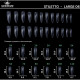 Fast gel tips №6 (Stiletto, large size) - Гелеві типси Дизайнер