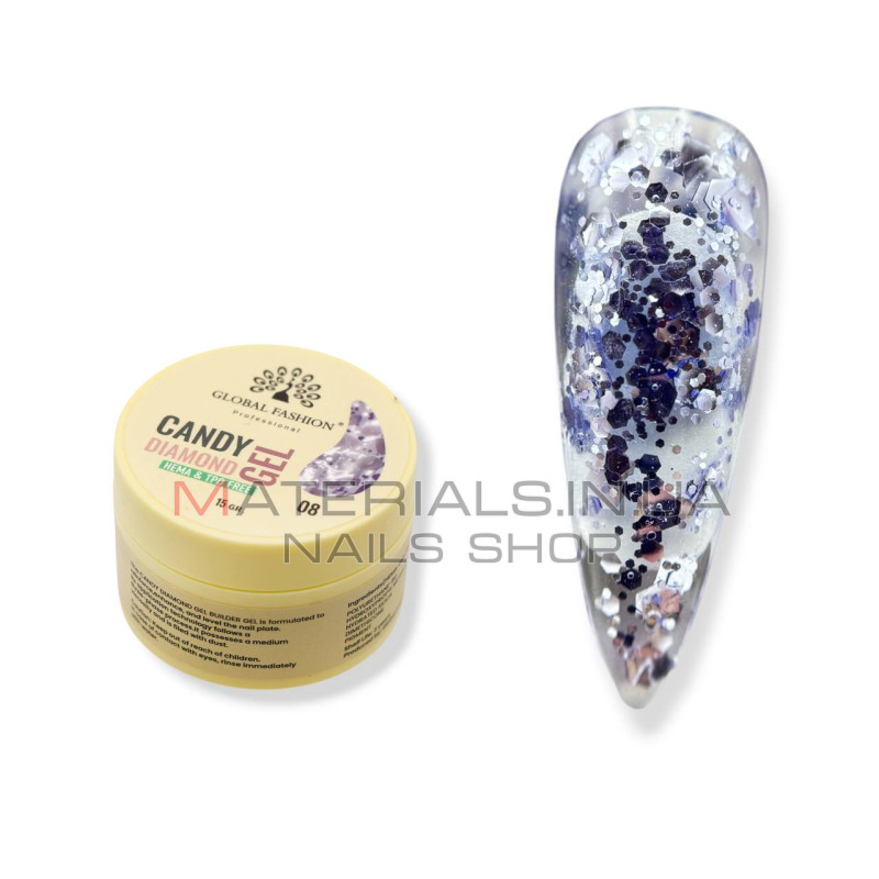 Гель для моделювання нігтів 15 г, Diamond Builder Gel 08
