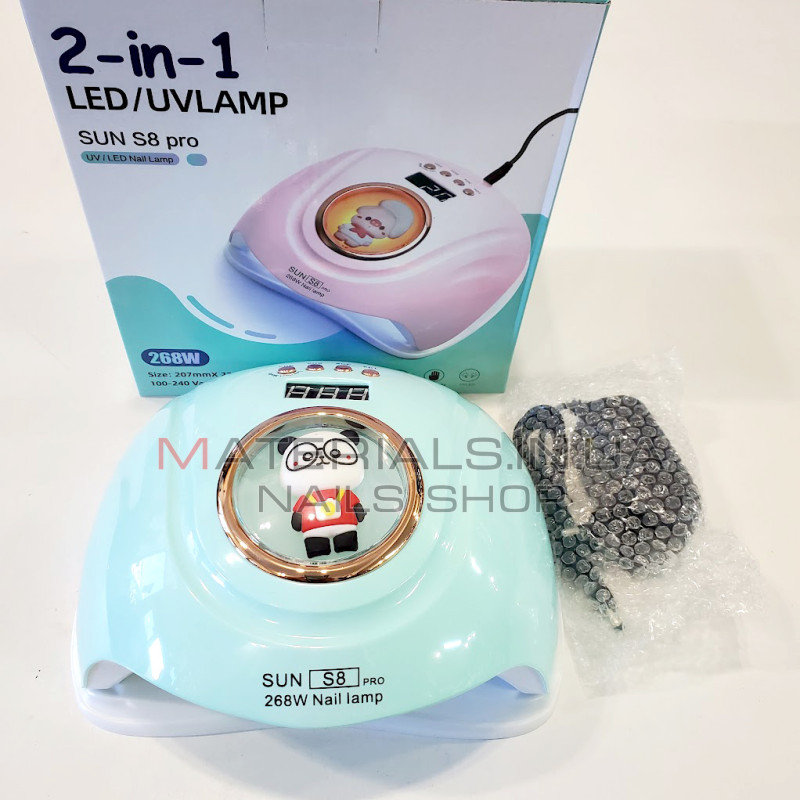 UV/LED SUN S8 Pro, 268 Вт. Панда - Блакитний