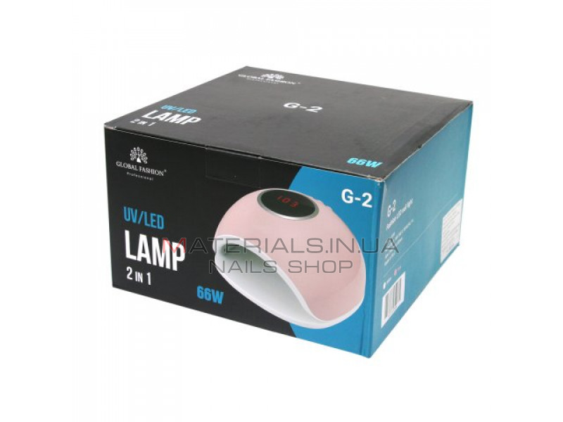 Лампа для нігтів Global G-2 66 ват, 33 діода біла