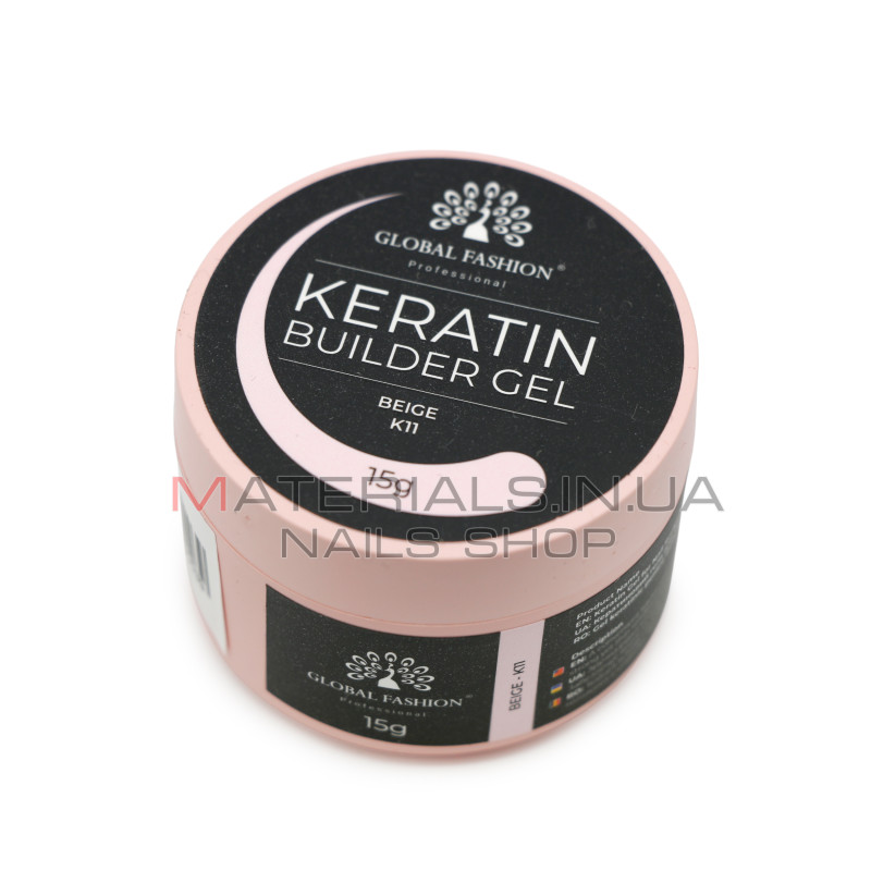 KERATIN BUILDER GEL, Global Fashion, 15 g, K11