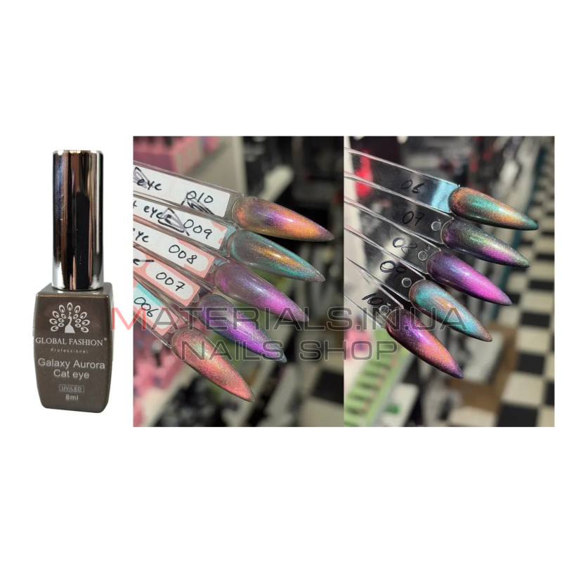 Galaxy Aurora Cat Eye Global Fashion, №01, 8мл