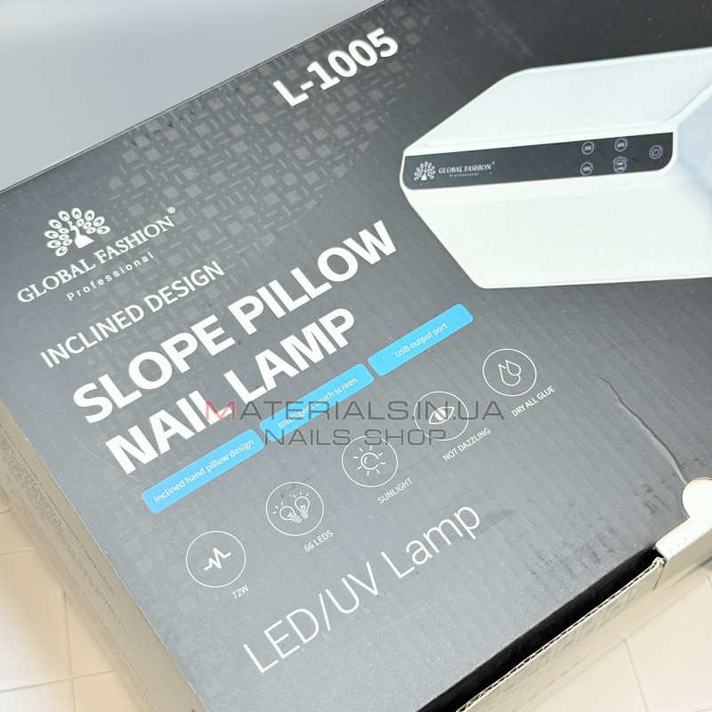 Профессиональная UV/LED-лампа для ногтей с кварцевыми светодиодами Slope Pillow L-1005 Профессиональная UV/LED-лампа для ногтей с кварцевыми светодиодами Slope Pillow L-1005