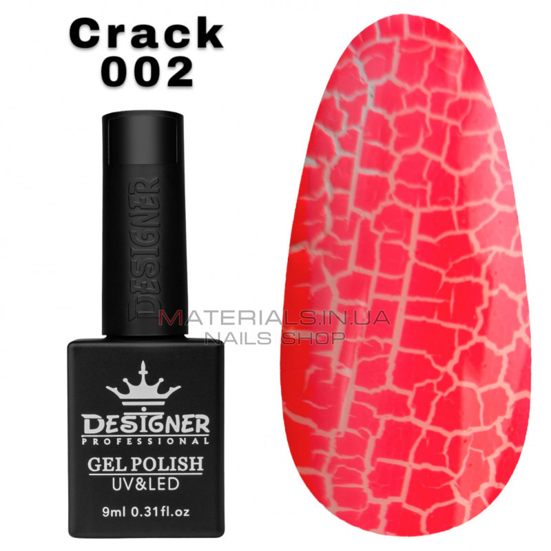 Гель лак Crack effect 002 Дизайнер (9мл.) - с эффектом Кракелюра (трескающийся) Гель лак Crack effect 002 Дизайнер (9мл.) - с эффектом Кракелюра (трескающийся)