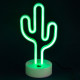 Ночной светильник — Neon Lamp series — Cactus