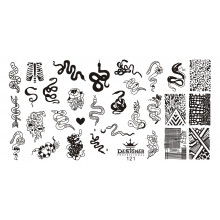Диск для стемпінгу Designer металевий (12x6 см) №121