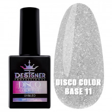 Светоотражающее базовое покрытие №11 (Молочно-белый), 9 мл. - Disco Color Base Дизайнер
