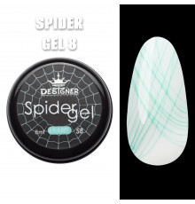 Кольорове павутинка Spider Gel Designer, 8 мл, Салатовий S8