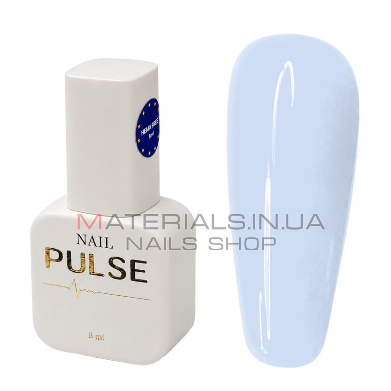 Гель-лак NAIL PULSE Gel Polish №47, 8 мл сіро-блакитний