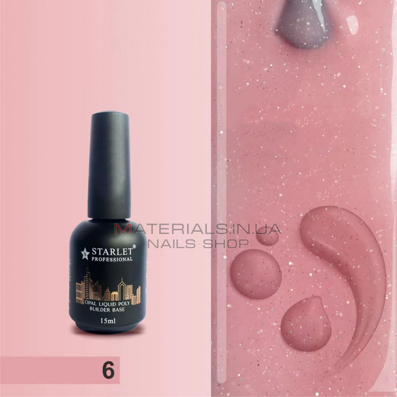 База для нарощування Opal Builder Base Starlet Professional №06, 15 мл