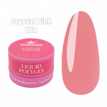 Жидкий полигель (30 мл., в банке) Дизайнер К18 Crystal Pink