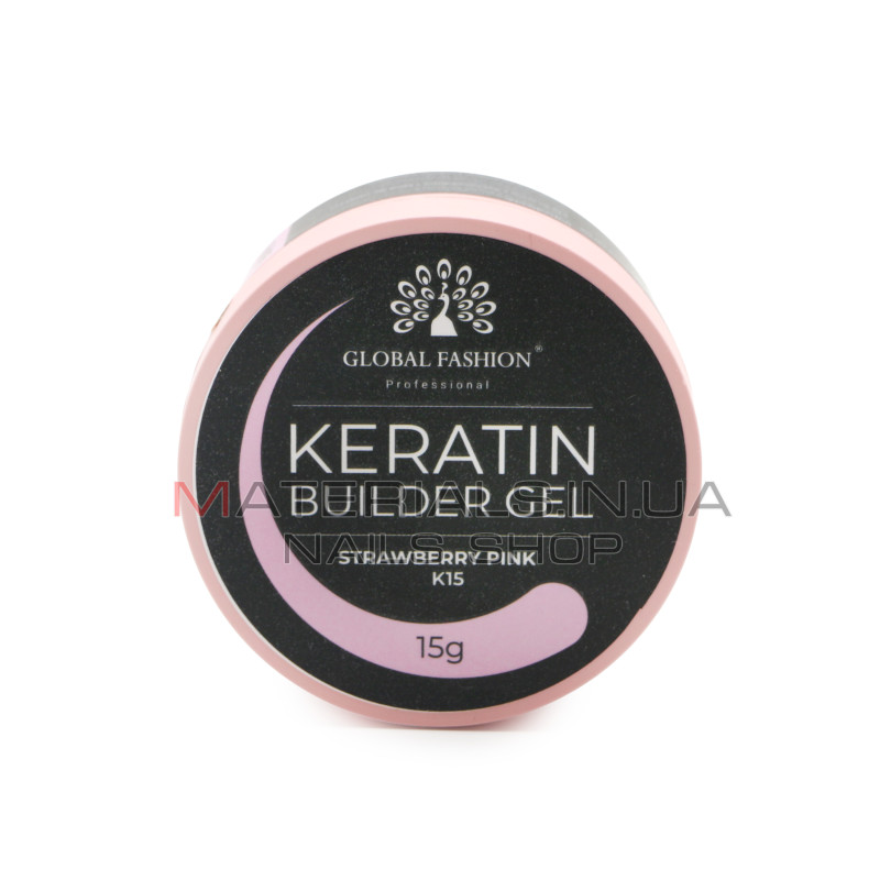 KERATIN BUILDER GEL, Global Fashion, 15 g, K15