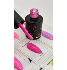 Гель-лак неоновый для ногтей Bee Nails neon gel polish, №17