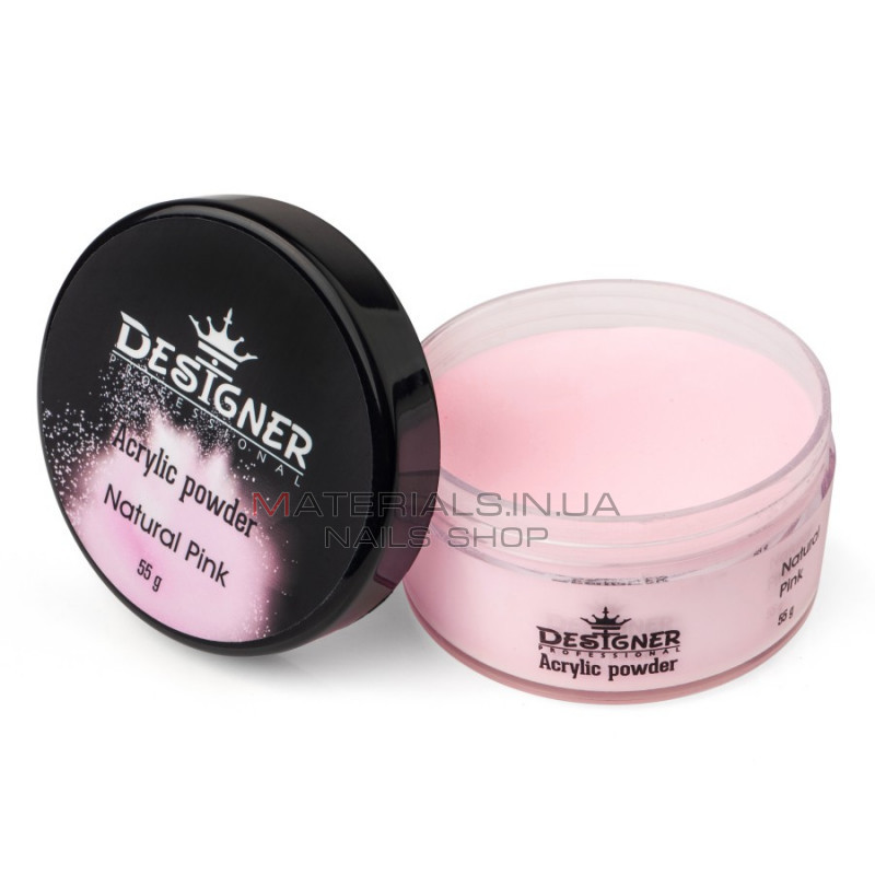 Acrylic Powder 55 р. (Natural pink). - акрилова пудра Дизайнер Acrylic Powder 55 р. (Natural pink). - акрилова пудра Дизайнер
