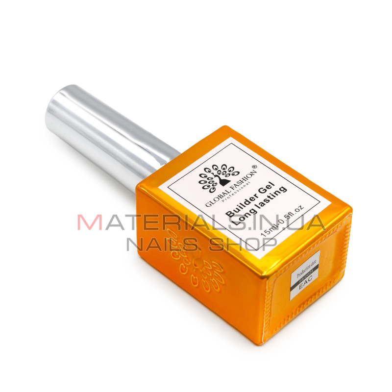 Гель для нарощування Builder Gel, 15 ml, прозорий