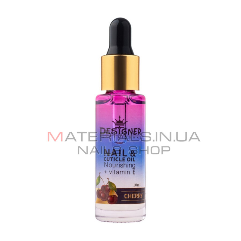 Олія для кутикули 10 мл. (Вишня №4) - Nail&Cuticle oil від Дизайнер