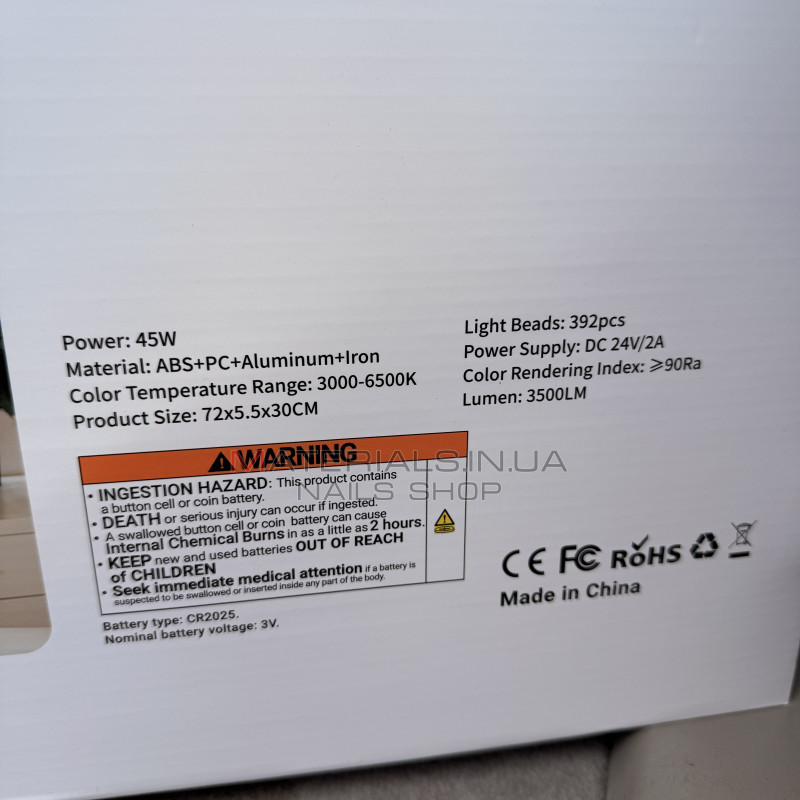 Безтіньова підлогова LED-лампа на штативі F-800B, 45 Вт, Чорна Безтіньова підлогова LED-лампа на штативі F-800B, 45 Вт, Чорна