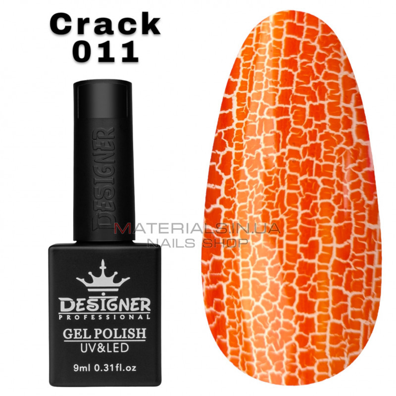 Гель лак Crack effect 011 Дизайнер (9мл.) - с эффектом Кракелюра (трескающийся) Гель лак Crack effect 011 Дизайнер (9мл.) - с эффектом Кракелюра (трескающийся)