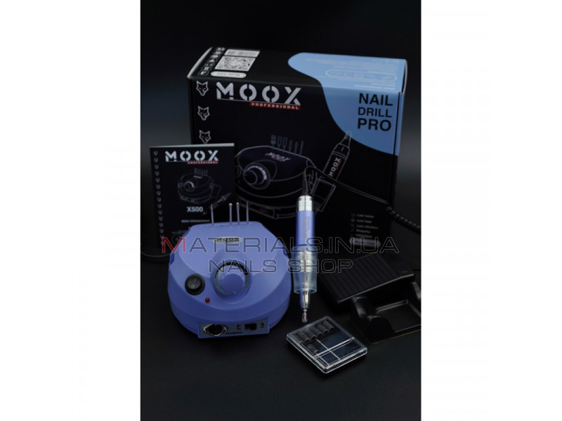 Фрезер Мокс X500 (Purple) на 45 000 об/хв. та 65W. для манікюру та педикюру